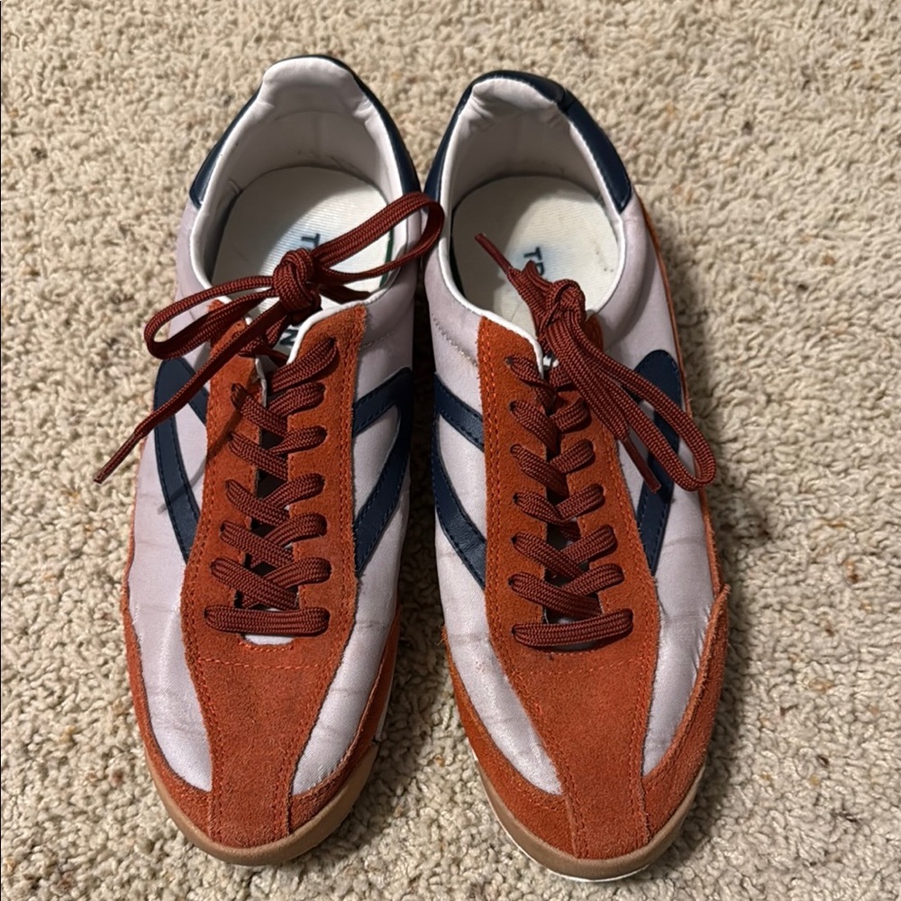 Tretorn Stylish Sneakers - Rust and Navy 9.5